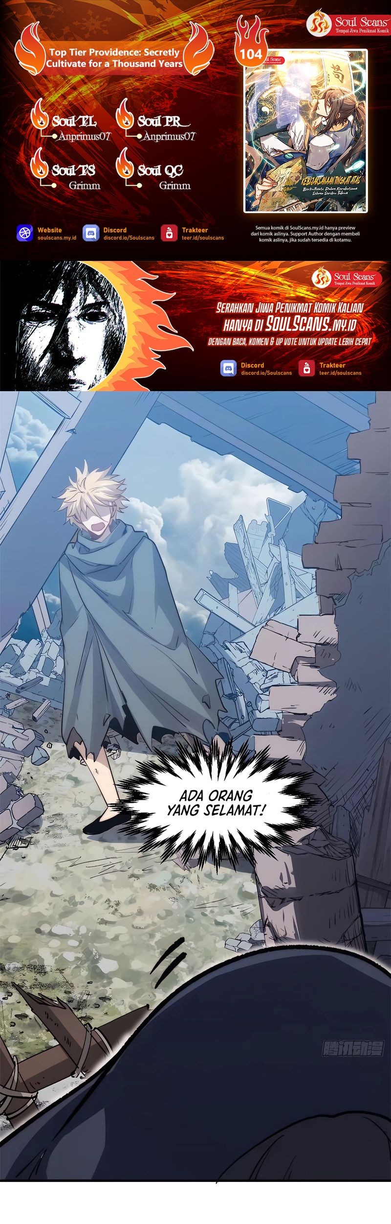Komik Top Tier Providence: Secretly Cultivate for a Thousand Years - Chapter 104