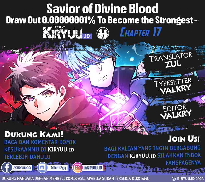 Komik Savior of Divine Blood ~Draw Out 0.00000001% to Become the Strongest~ - Chapter 17