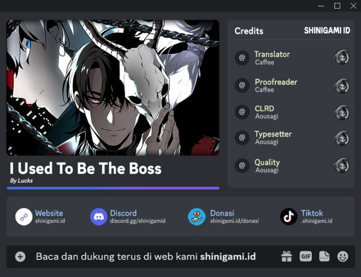 Komik I Used To Be The Boss - Chapter 39