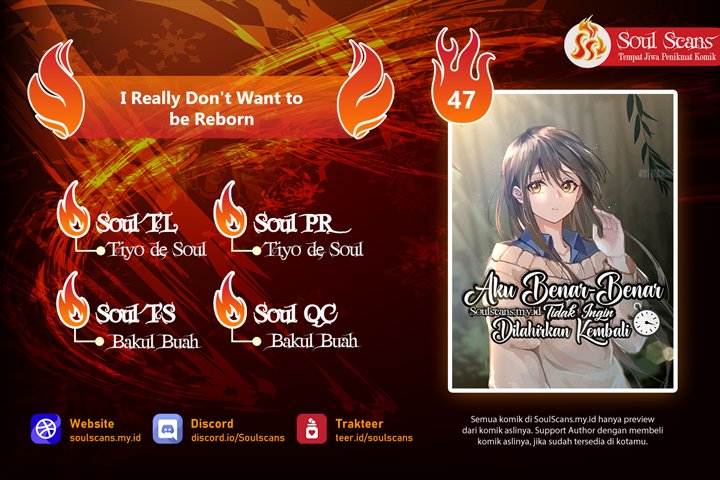 Komik I Really Don’t Want to Be Reborn - Chapter 47