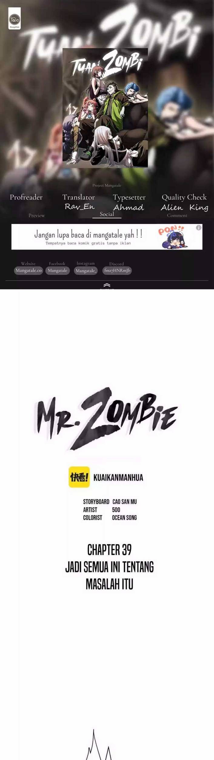 Komik Mr. Zombie - Chapter 39