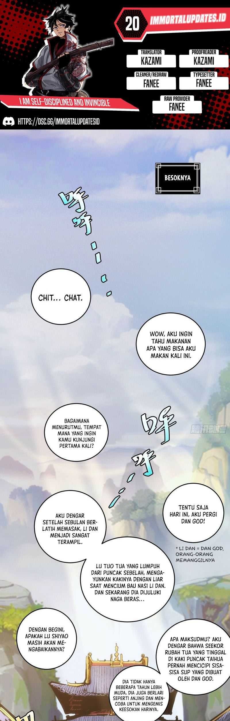 Komik I am Self-disciplined And Invincible - Chapter 20