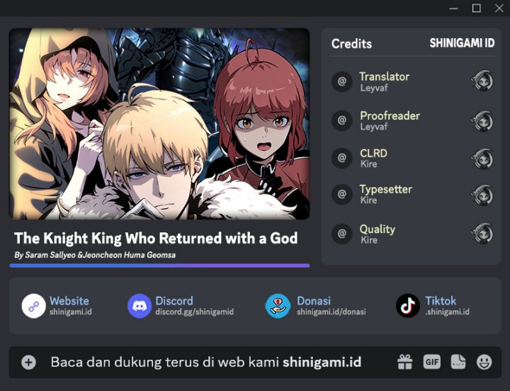 Komik The Knight King Who Returned with a God - Chapter 20