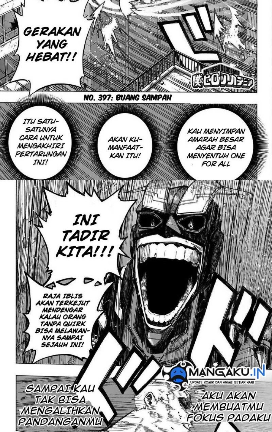 Baca Manga Boku no Hero Academia Chapter 397 Gambar 2