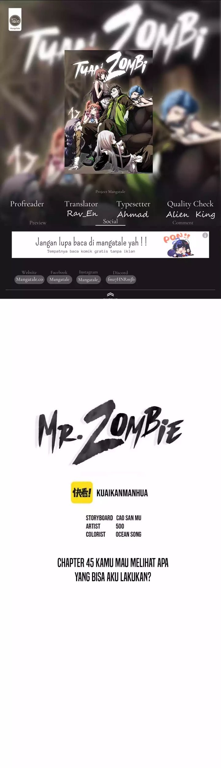 Komik Mr. Zombie - Chapter 45