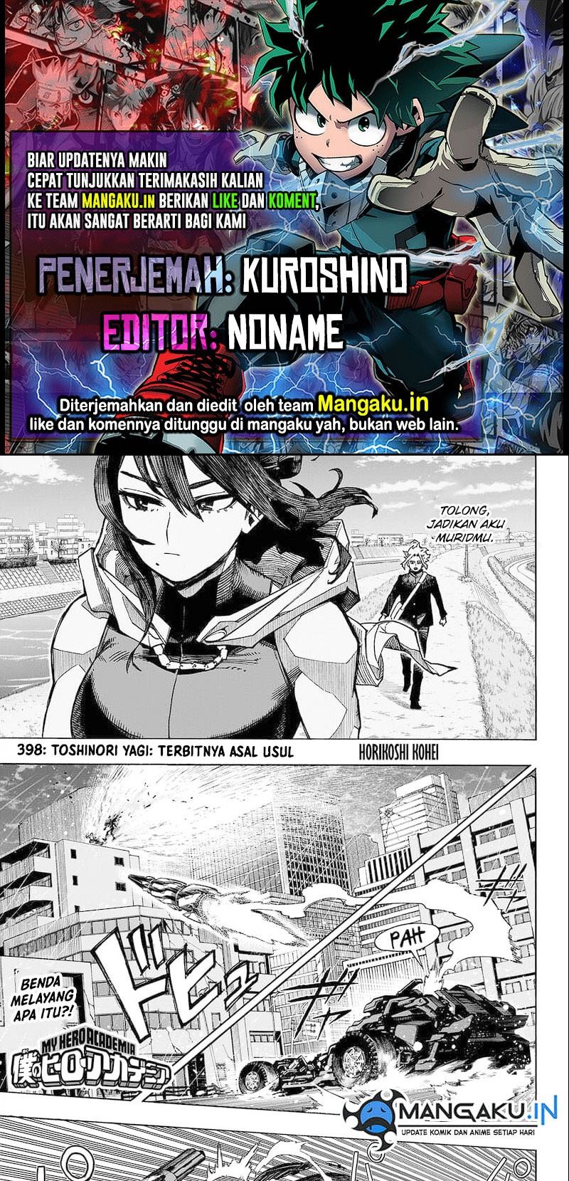 Komik Boku no Hero Academia - Chapter 398