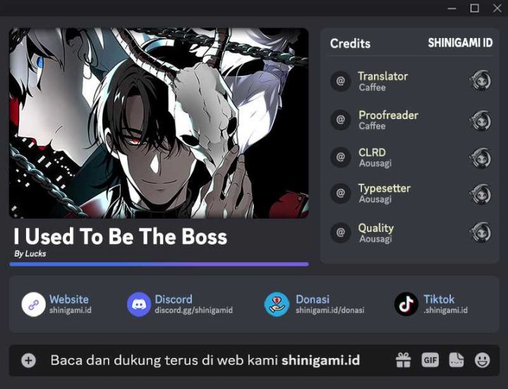 Komik I Used To Be The Boss - Chapter 44