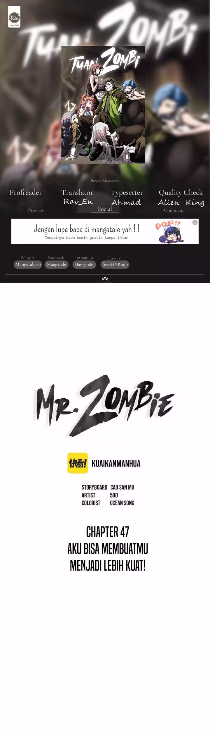 Komik Mr. Zombie - Chapter 47