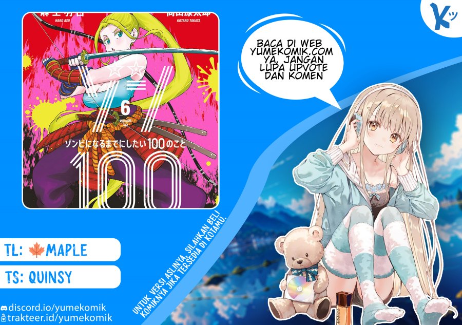 Komik Zombie 100 ~Zombie ni Naru Made ni Shitai 100 no Koto~ - Chapter 21