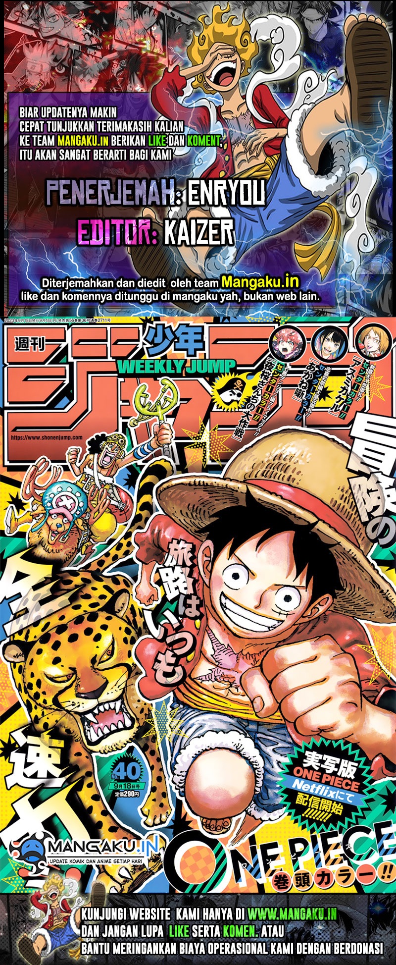 Komik One Piece - Chapter 1091