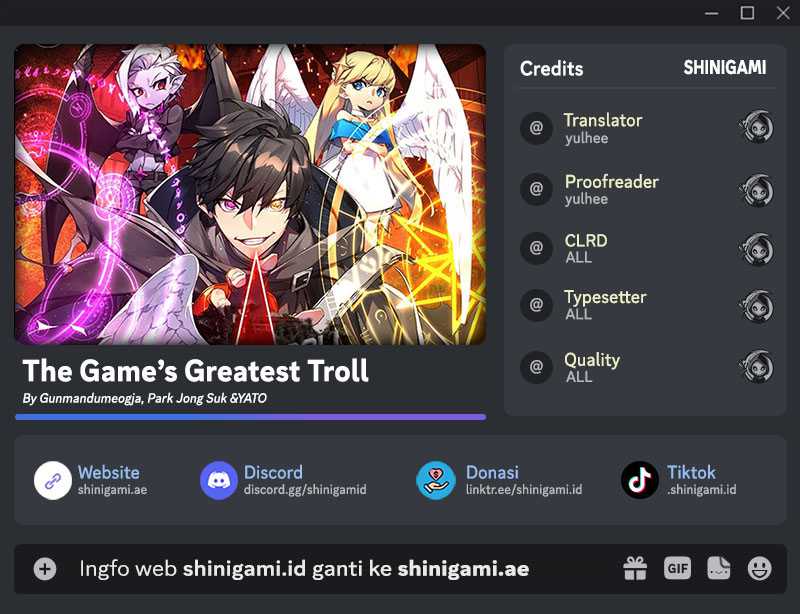 Komik The Game’s Top Troll - Chapter 46