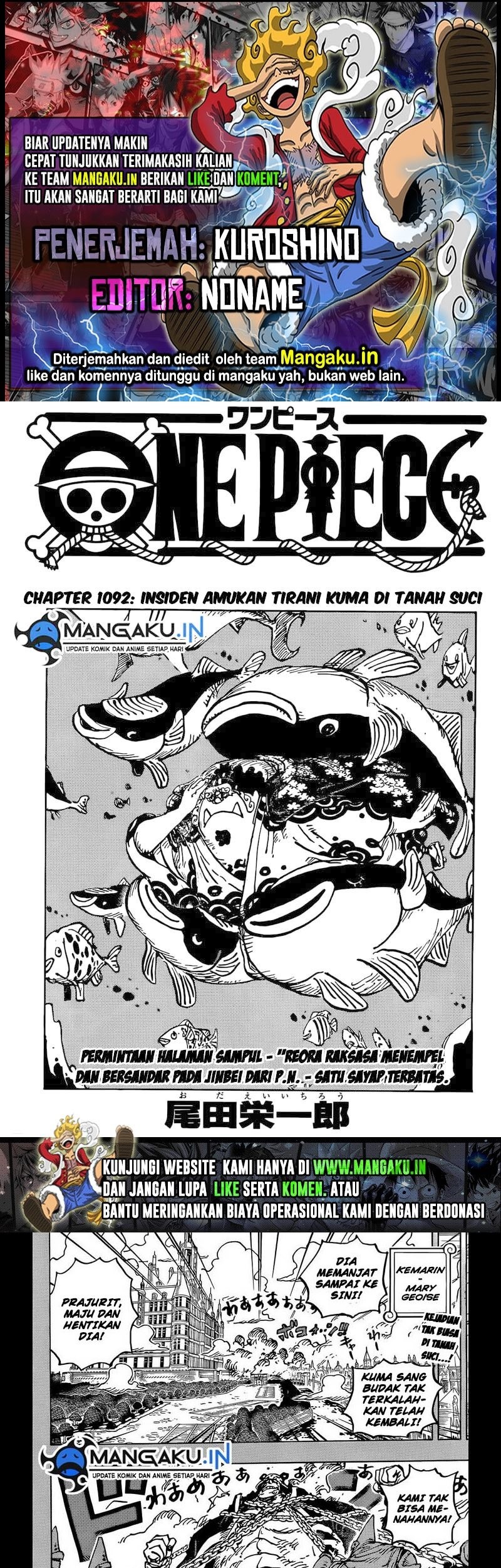 Komik One Piece - Chapter 1092
