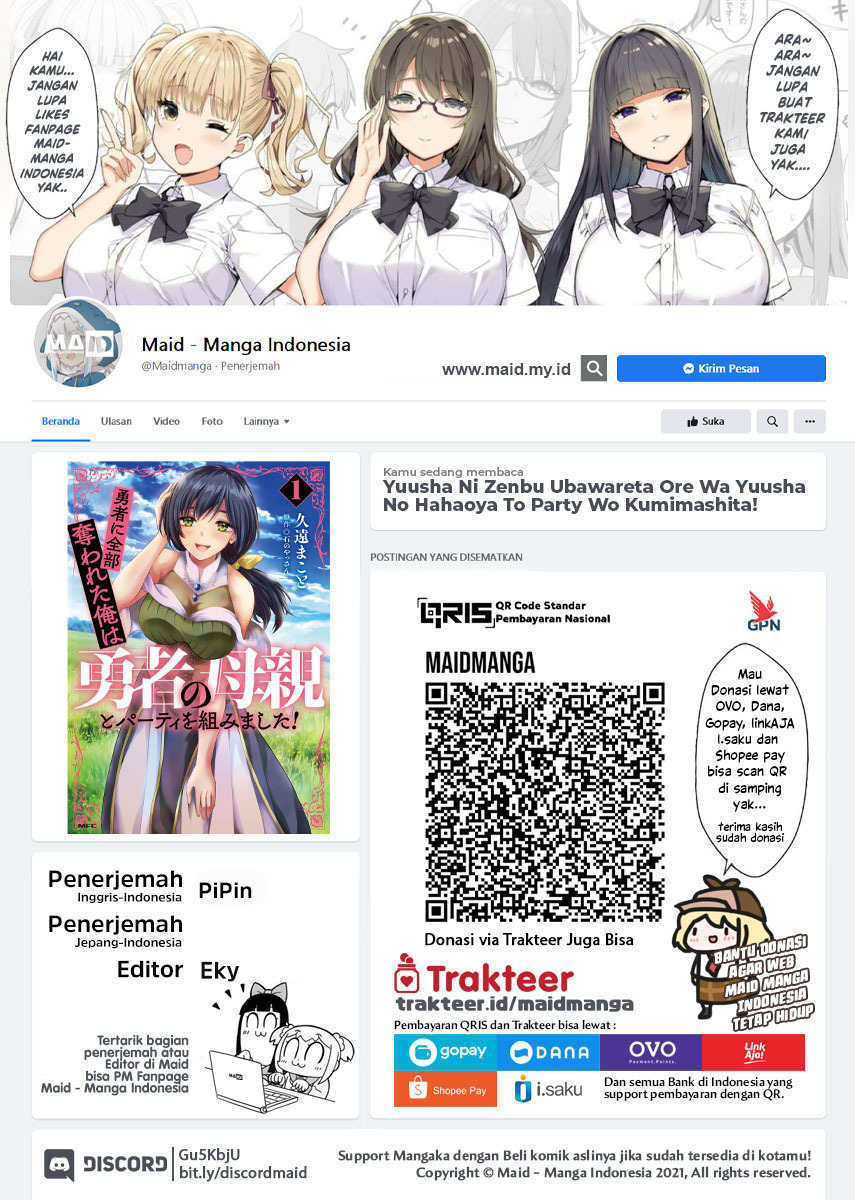 Baca Manga Yuusha ni Zenbu Ubawareta Ore wa Yuusha no Hahaoya to Party wo Kumimashita! Chapter 08 Gambar 2