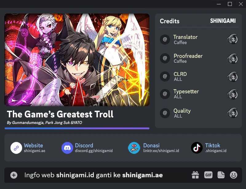 Komik The Game’s Greatest Troll - Chapter 51