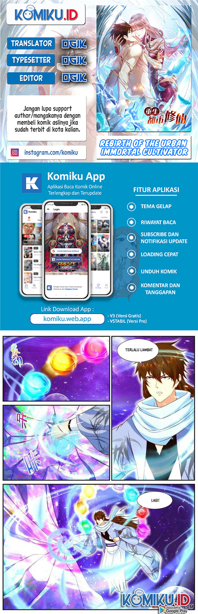 Komik Rebirth Of The Urban Immortal Cultivator - Chapter 915