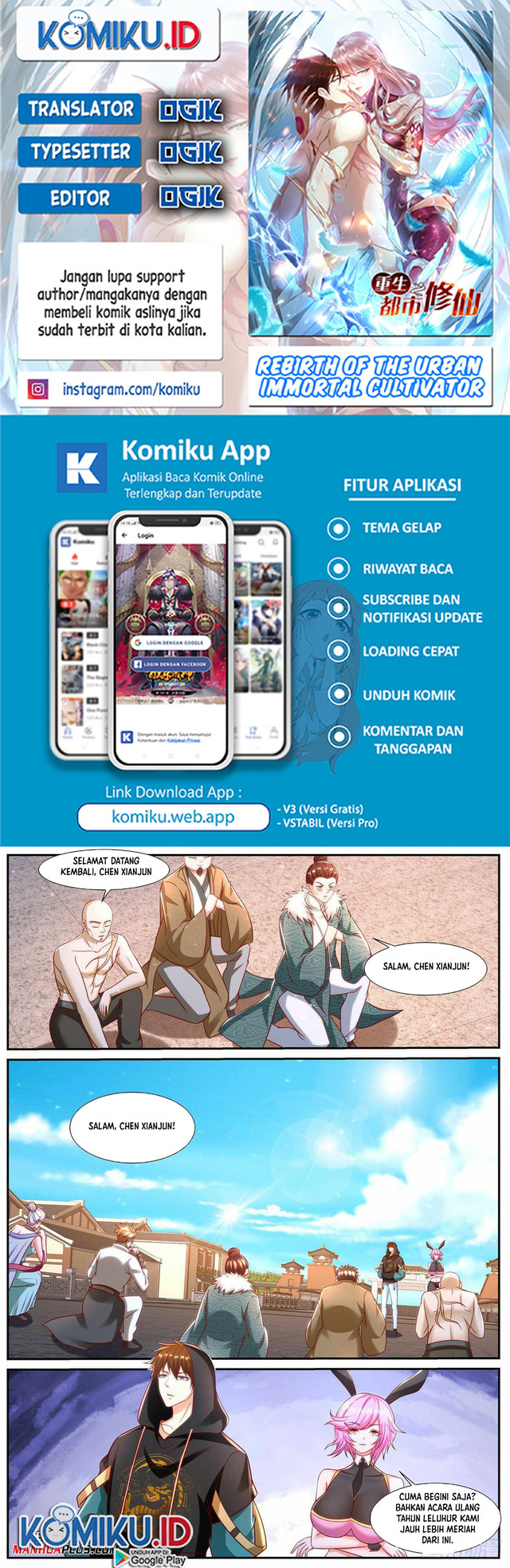 Komik Rebirth Of The Urban Immortal Cultivator - Chapter 923