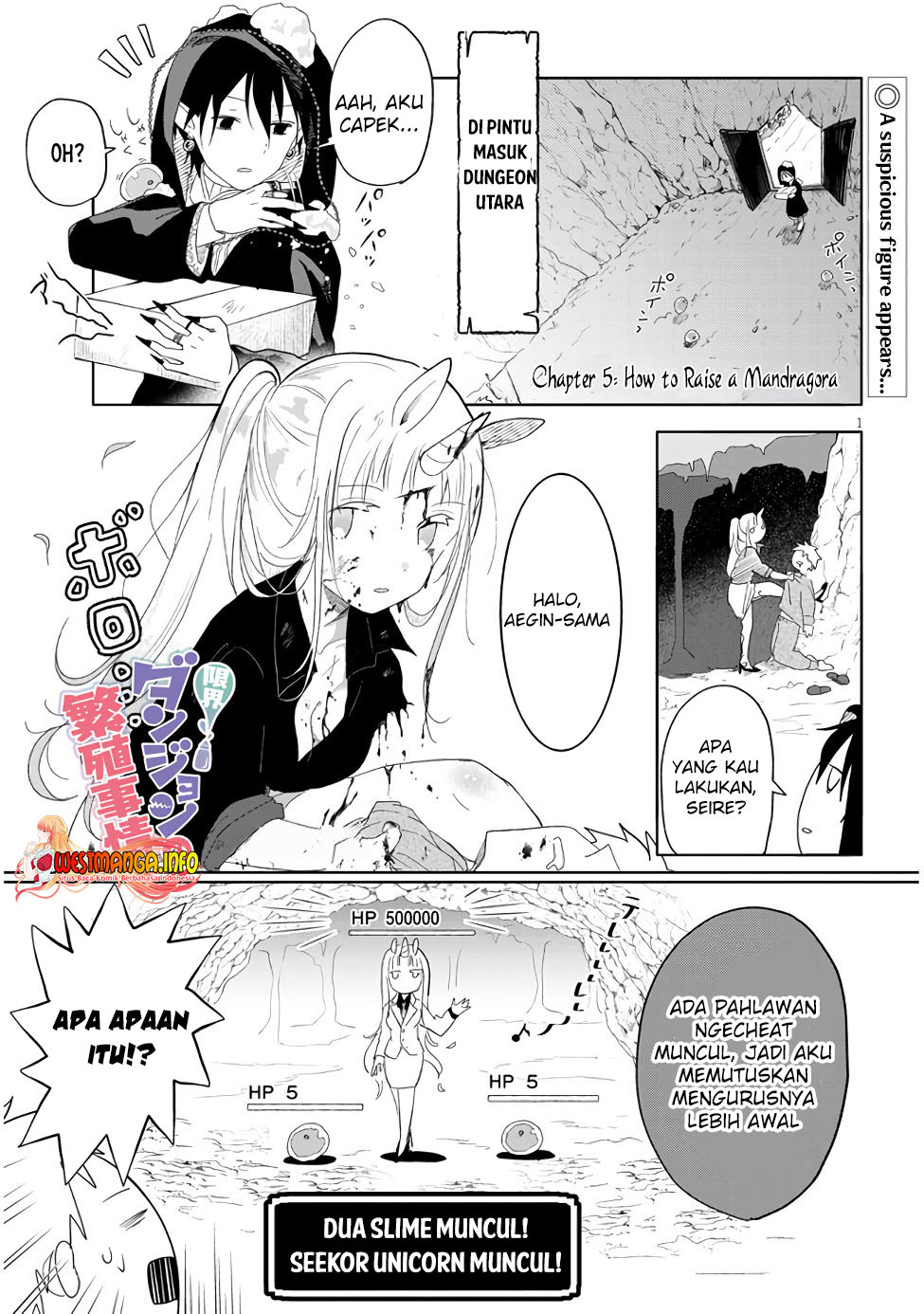 Baca Manga Genkai Dungeon no Hanshoku Jijou Chapter 05 Gambar 2
