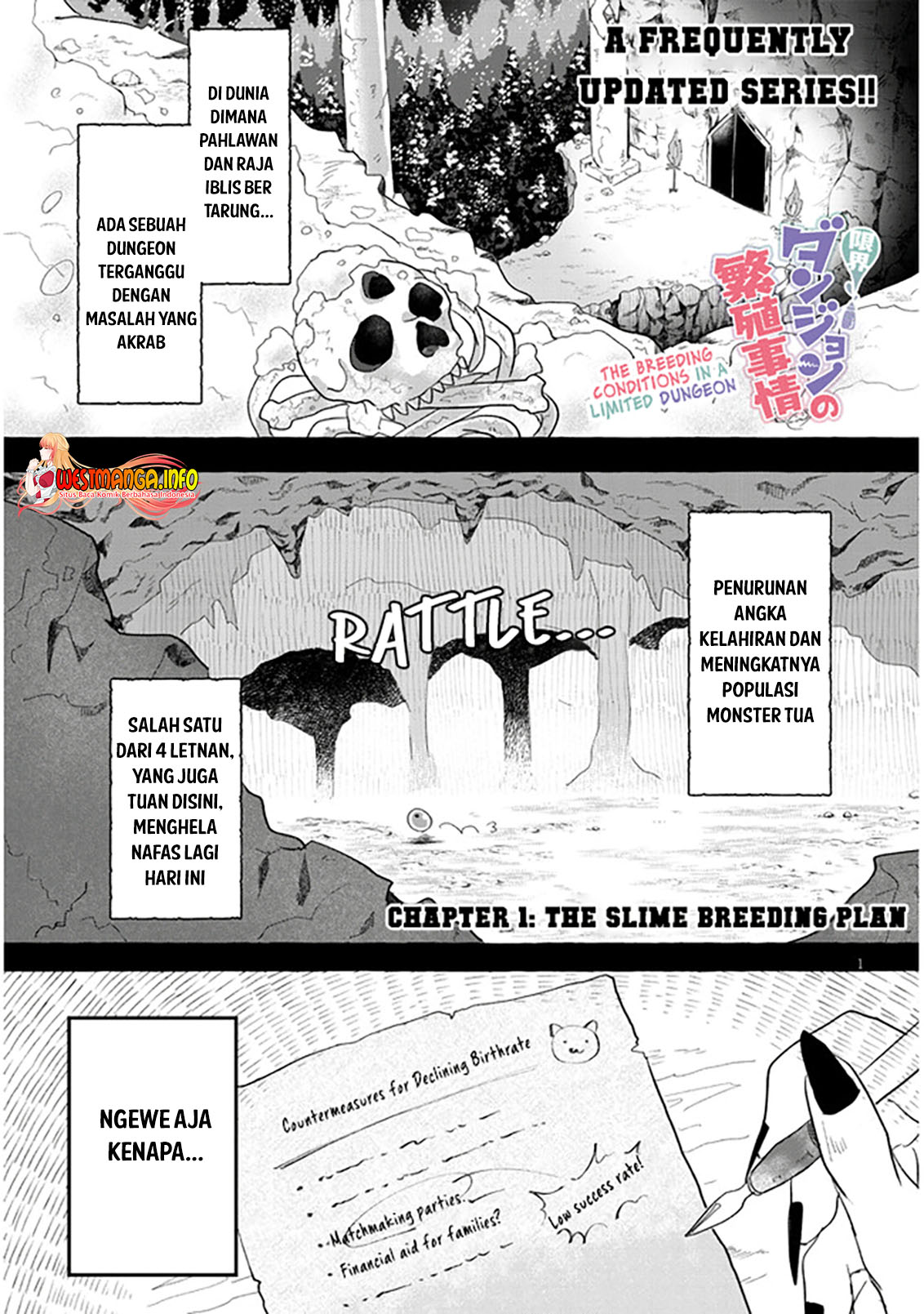 Baca Manga Genkai Dungeon no Hanshoku Jijou Chapter 01 Gambar 2