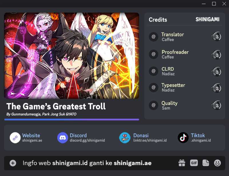 Komik The Game’s Greatest Troll - Chapter 52