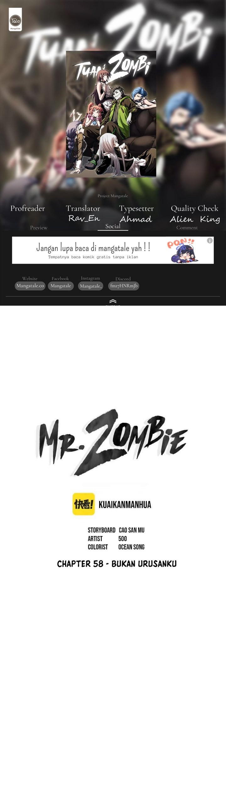 Komik Mr. Zombie - Chapter 58
