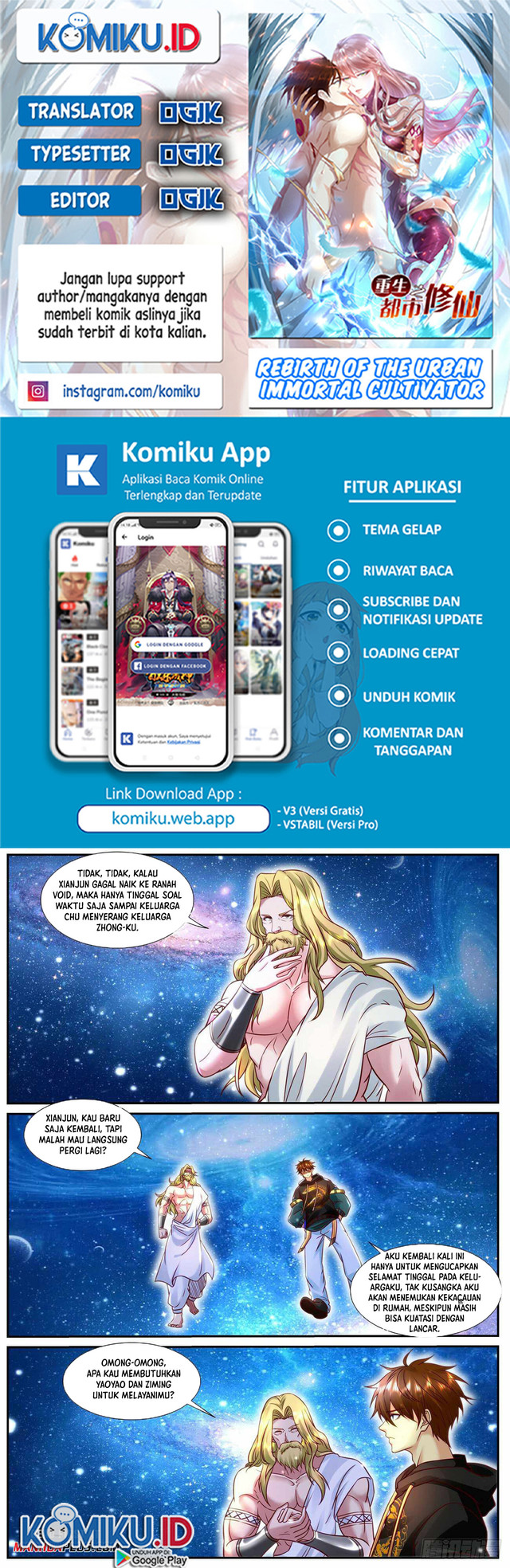 Komik Rebirth Of The Urban Immortal Cultivator - Chapter 926