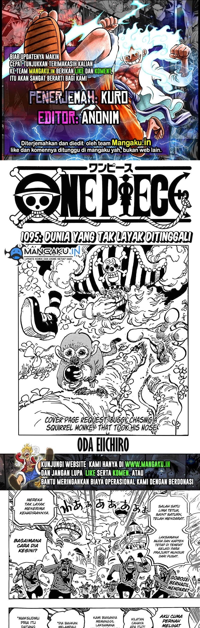 Komik One Piece - Chapter 1095