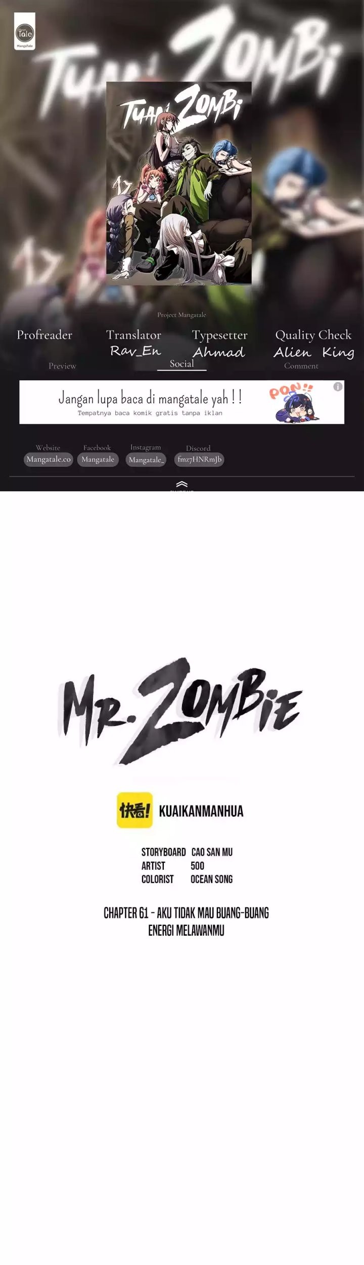 Komik Mr. Zombie - Chapter 61