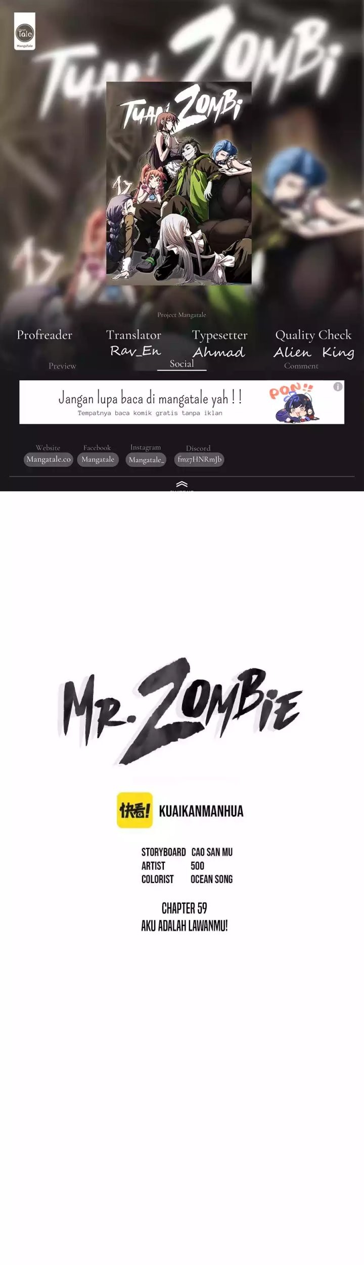 Komik Mr. Zombie - Chapter 59