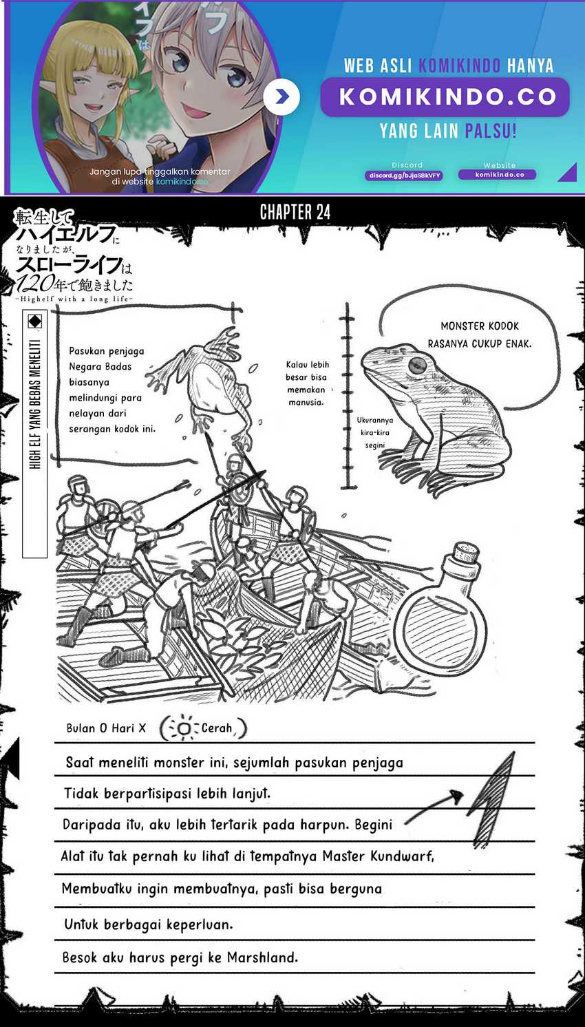 Baca Manga Tensei Shite High Elf ni Narimashitaga, Slow Life wa 120-nen de Akimashita Chapter 24 Gambar 2