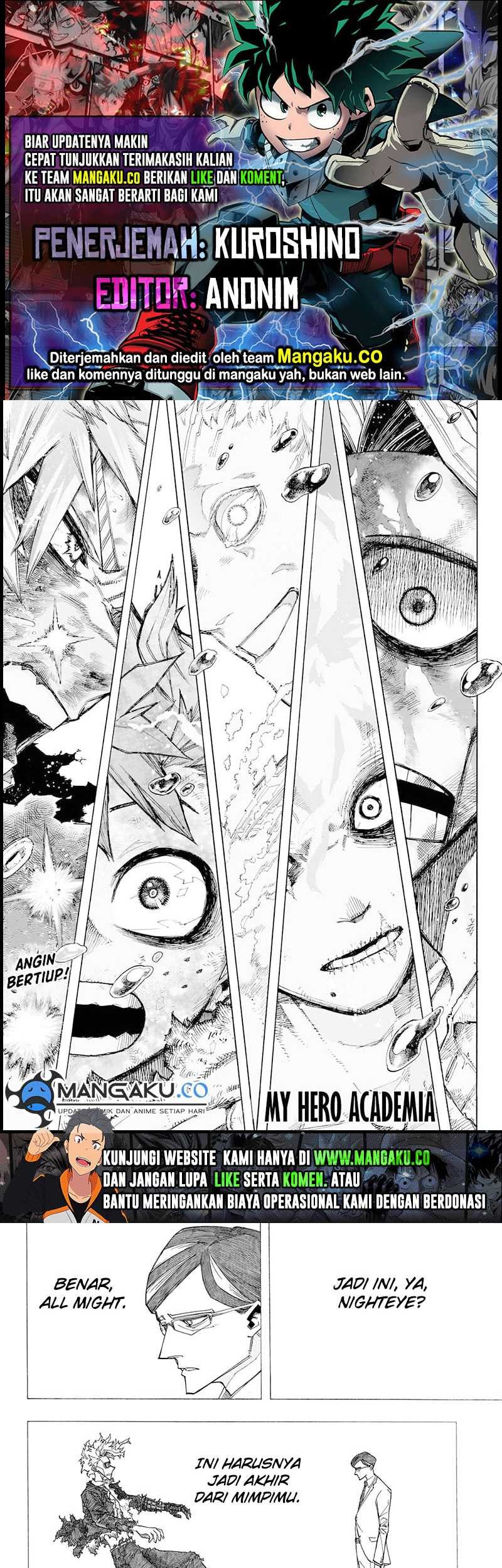 Komik Boku no Hero Academia - Chapter 405