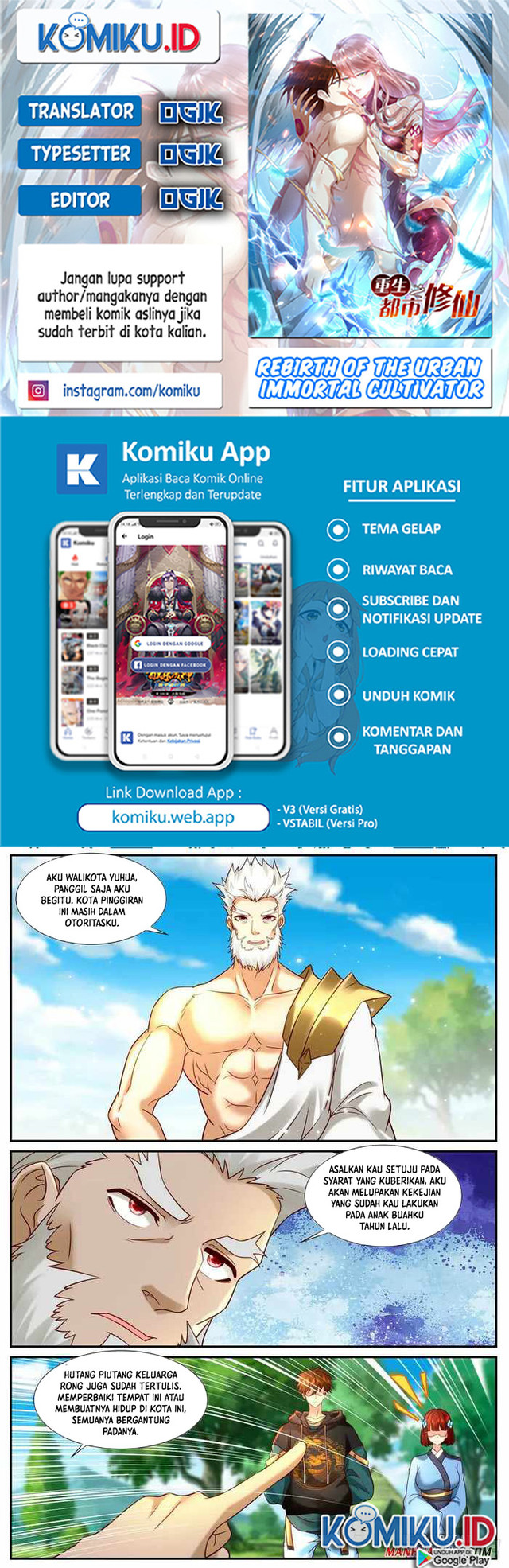 Komik Rebirth Of The Urban Immortal Cultivator - Chapter 930