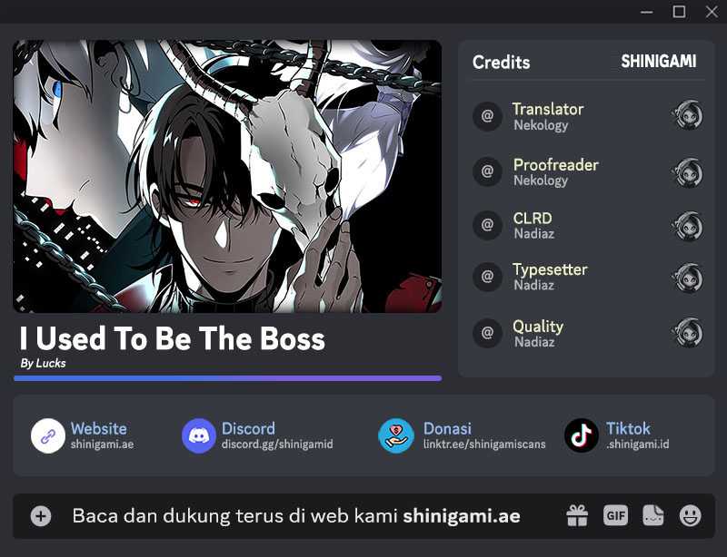 Komik I Used To Be The Boss - Chapter 52