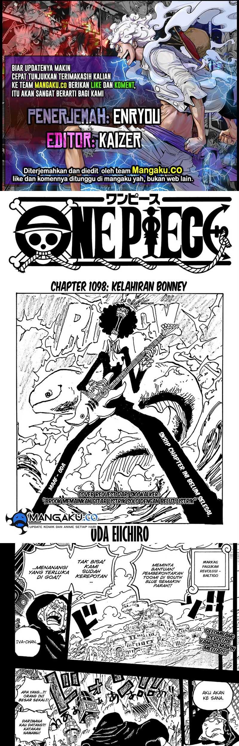 Komik One Piece - Chapter 1098