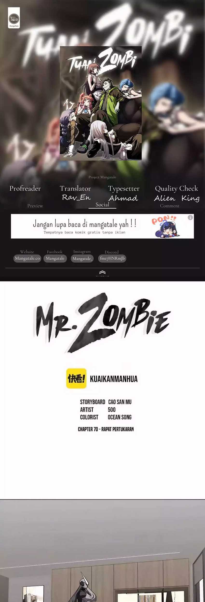 Komik Mr. Zombie - Chapter 70