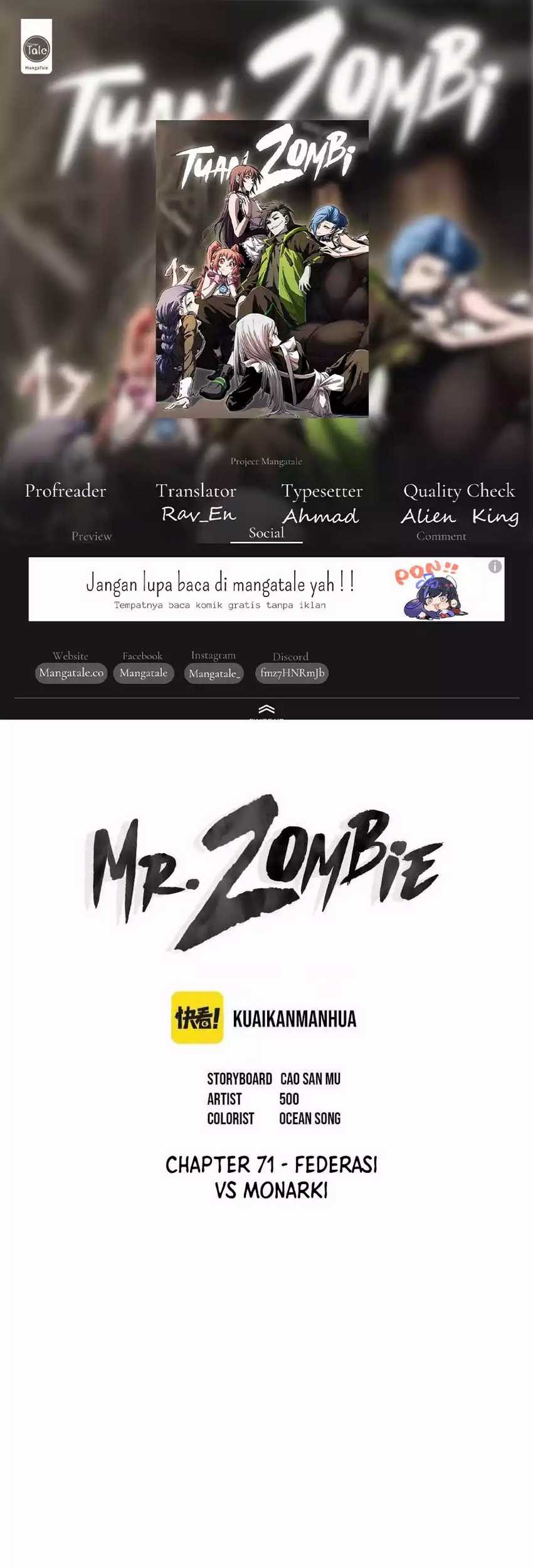 Komik Mr. Zombie - Chapter 71