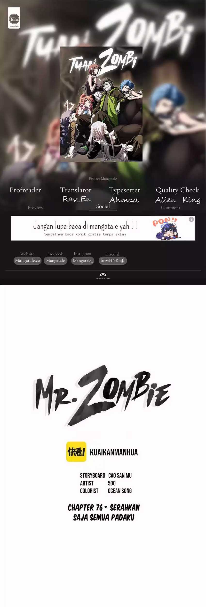 Komik Mr. Zombie - Chapter 76