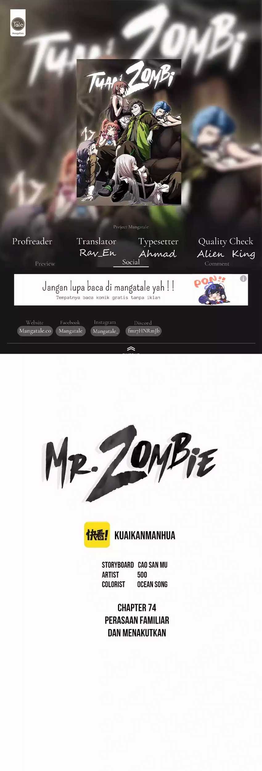 Komik Mr. Zombie - Chapter 74