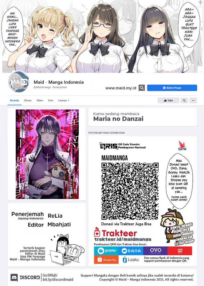 Baca Manga Maria no Danzai Chapter 16 Gambar 2