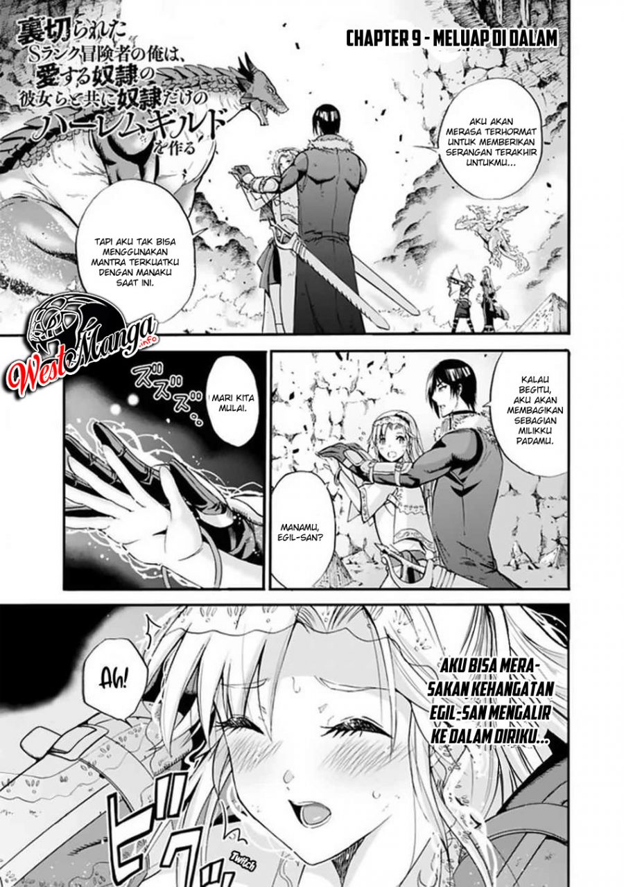 Baca Manga Uragirareta S Rank Boukensha no Ore wa, Aisuru Dorei no Kanojora to Tomoni Dorei dake no Harem Guild o Tsukuru Chapter 09 Gambar 2