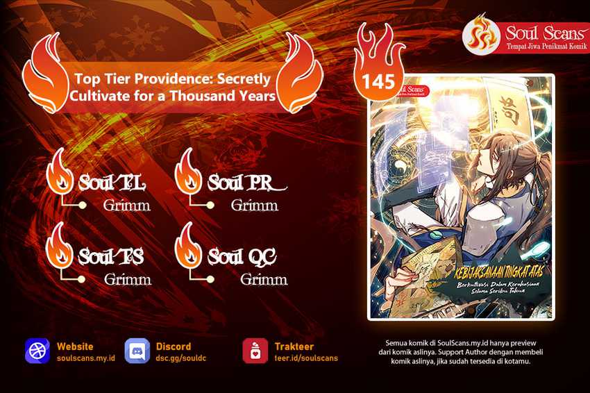 Komik Top Tier Providence: Secretly Cultivate for a Thousand Years - Chapter 145