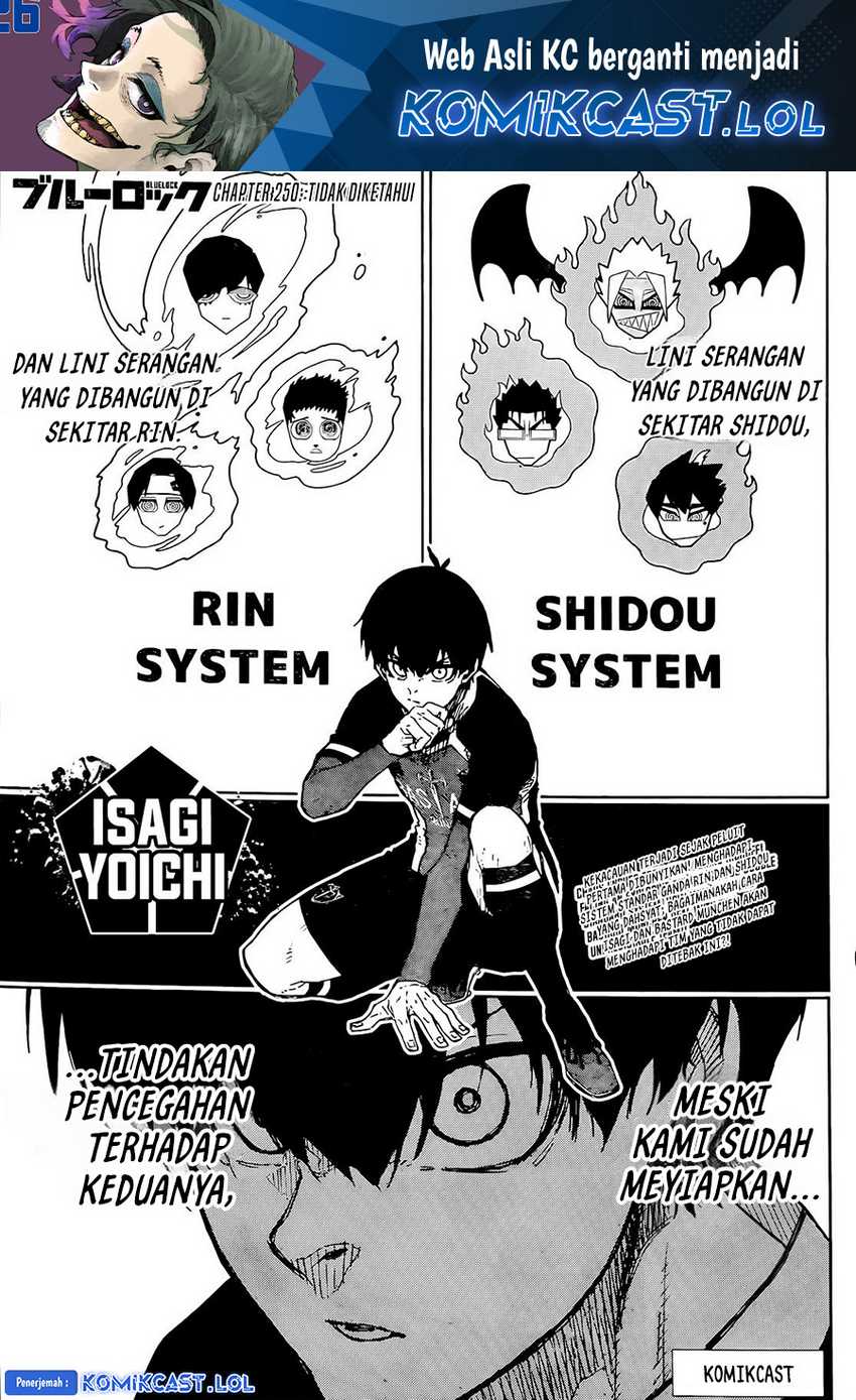 Baca Manga Blue Lock Chapter 250 Gambar 2