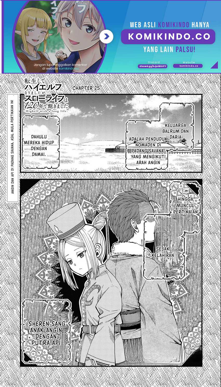 Komik Tensei Shite High Elf ni Narimashitaga, Slow Life wa 120-nen de Akimashita - Chapter 25