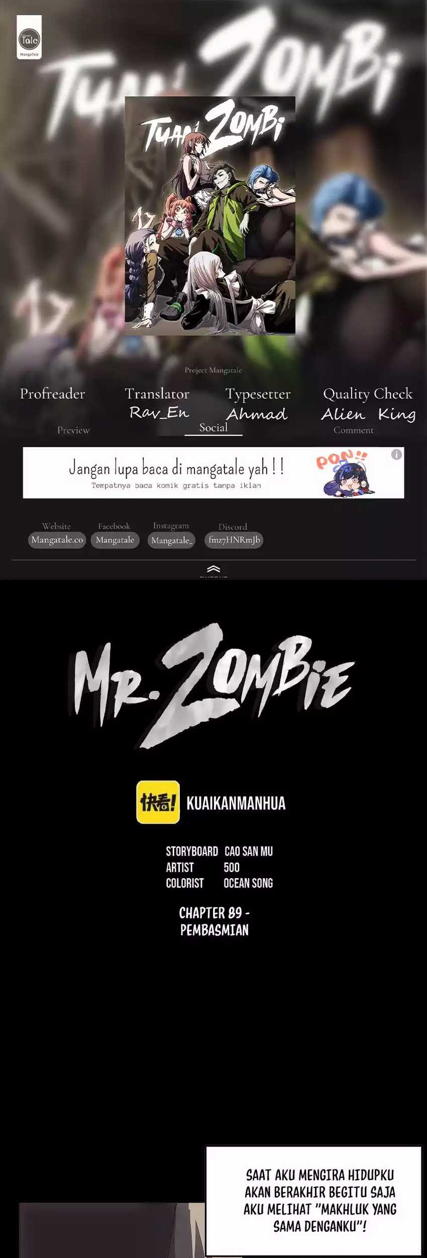 Komik Mr. Zombie - Chapter 89