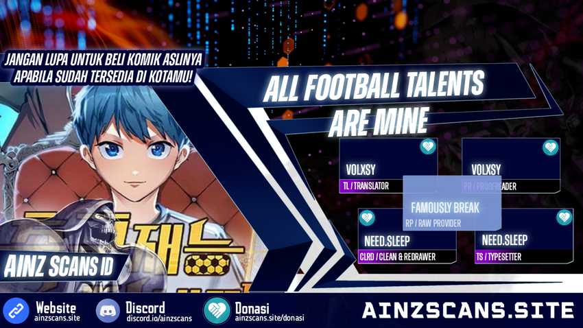 Komik All Football Talents Are Mine - Chapter 01