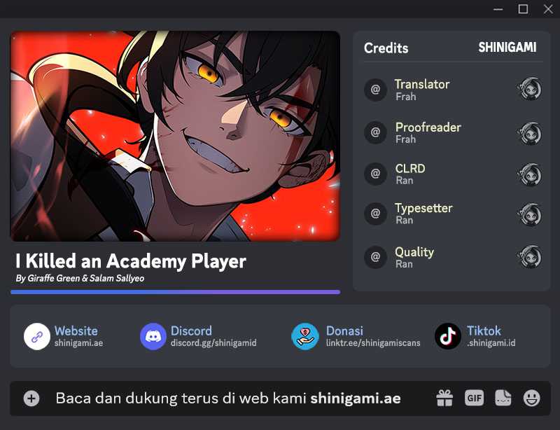 Komik I Killed An Academy Player - Chapter 14