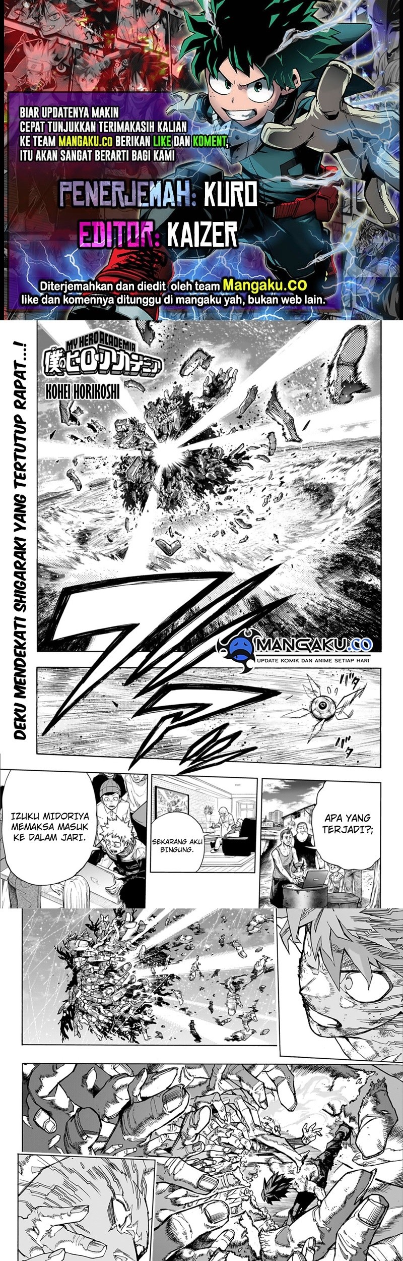 Komik Boku no Hero Academia - Chapter 417