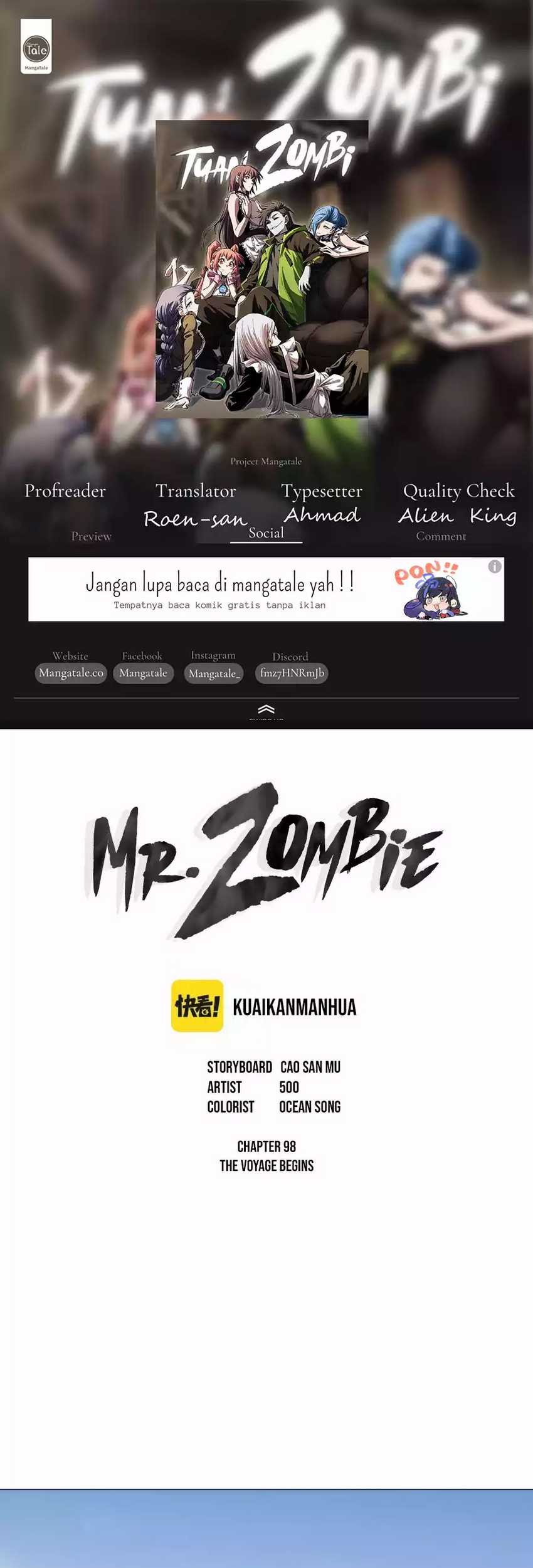 Komik Mr. Zombie - Chapter 98