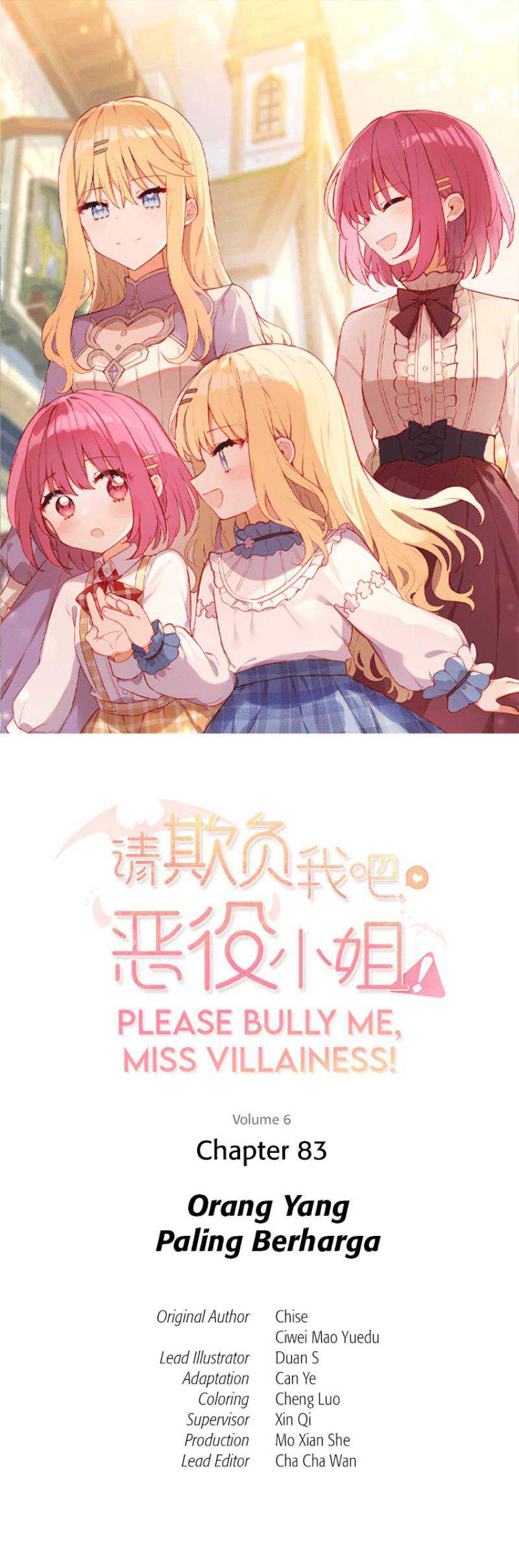 Baca Manhua Please Bully Me, Miss Villainess! Chapter 83 Gambar 2