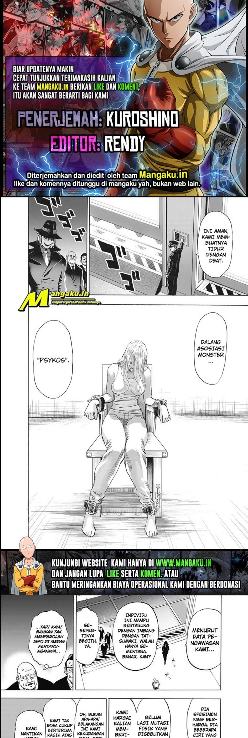 Komik One Punch Man - Chapter 225.2