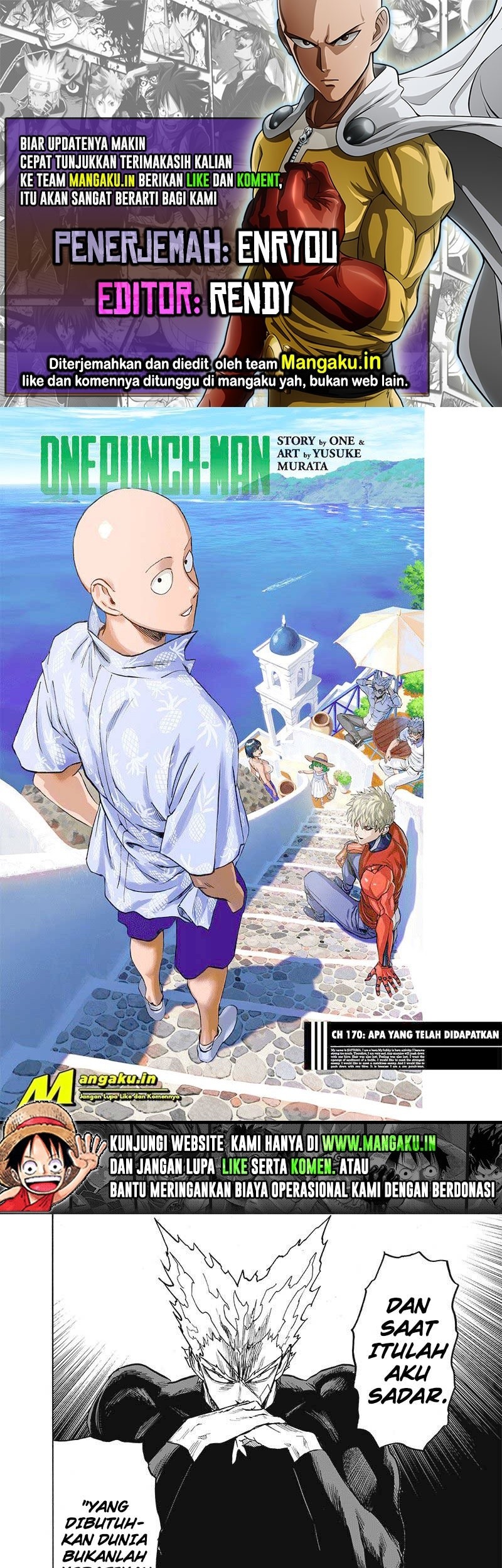 Komik One Punch Man - Chapter 220